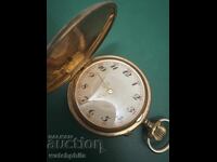 Επιχρυσωμένο σπάνιο ρολόι τσέπης. Άριστη κατάσταση