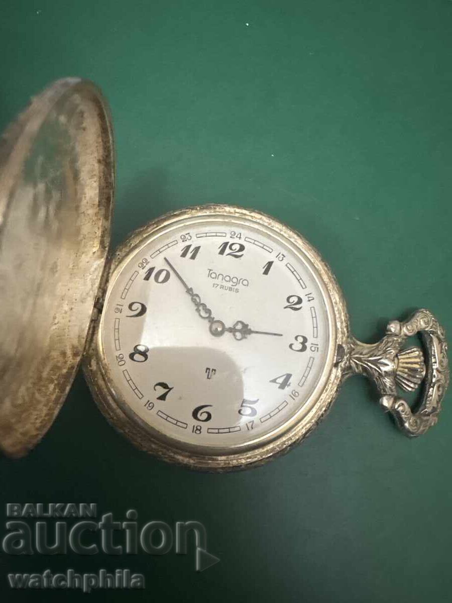Τανάγρα σπάνιο ελβετικό ρολόι τσέπης. Άριστη κατάσταση Τανάγρα σπάνιο ελβετικό ρολόι τσέπης. Άριστη κατάσταση