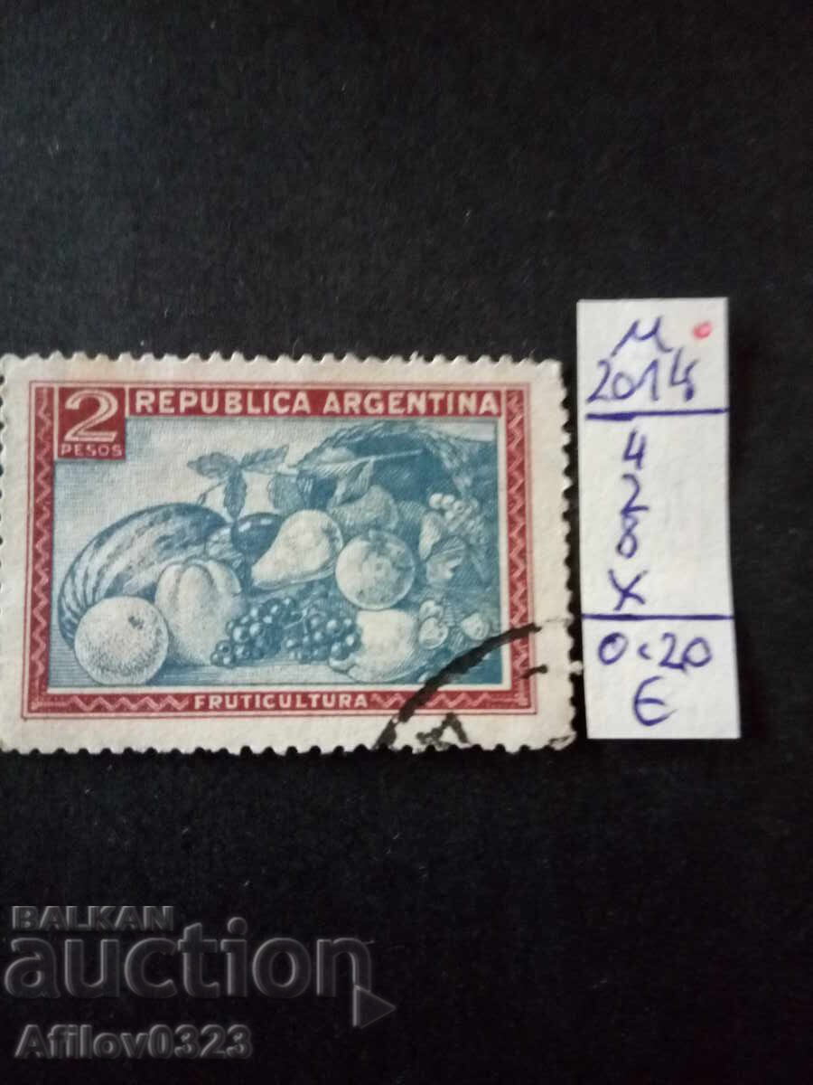 Marcă folosită - Argentina Marcă folosită - Argentina