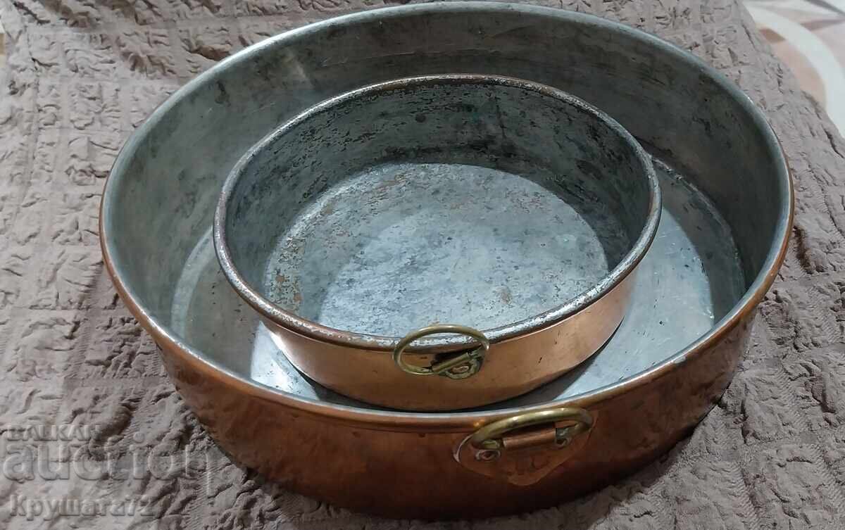 Комплект медни тави калаисани с цена € 3.00 | 5.87 лв. Комплект медни тави калаисани с цена € 3.00 | 5.87 лв.