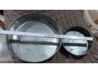 Комплект медни тави калаисани