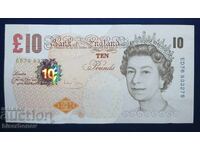 Anglia, Anglia, Marea Britanie, 10 lire 2000, XF/aUNC