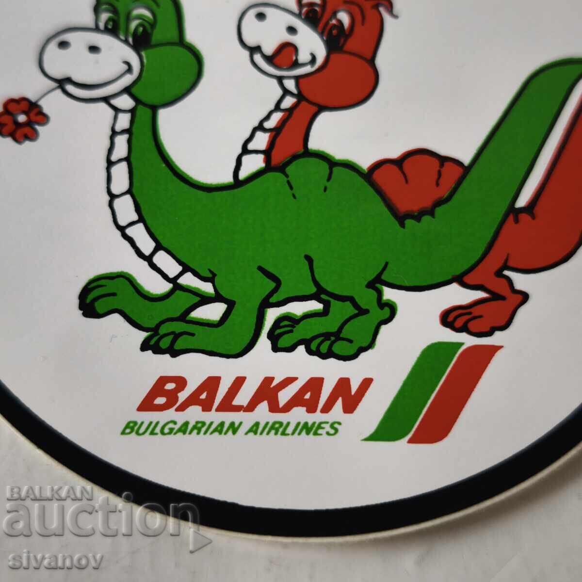 Autocolant BGA Balkan Balkan Bulgarian Airlines #6234 - 5