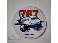 Стикер Boeing Боинг 767 1993г. #6235