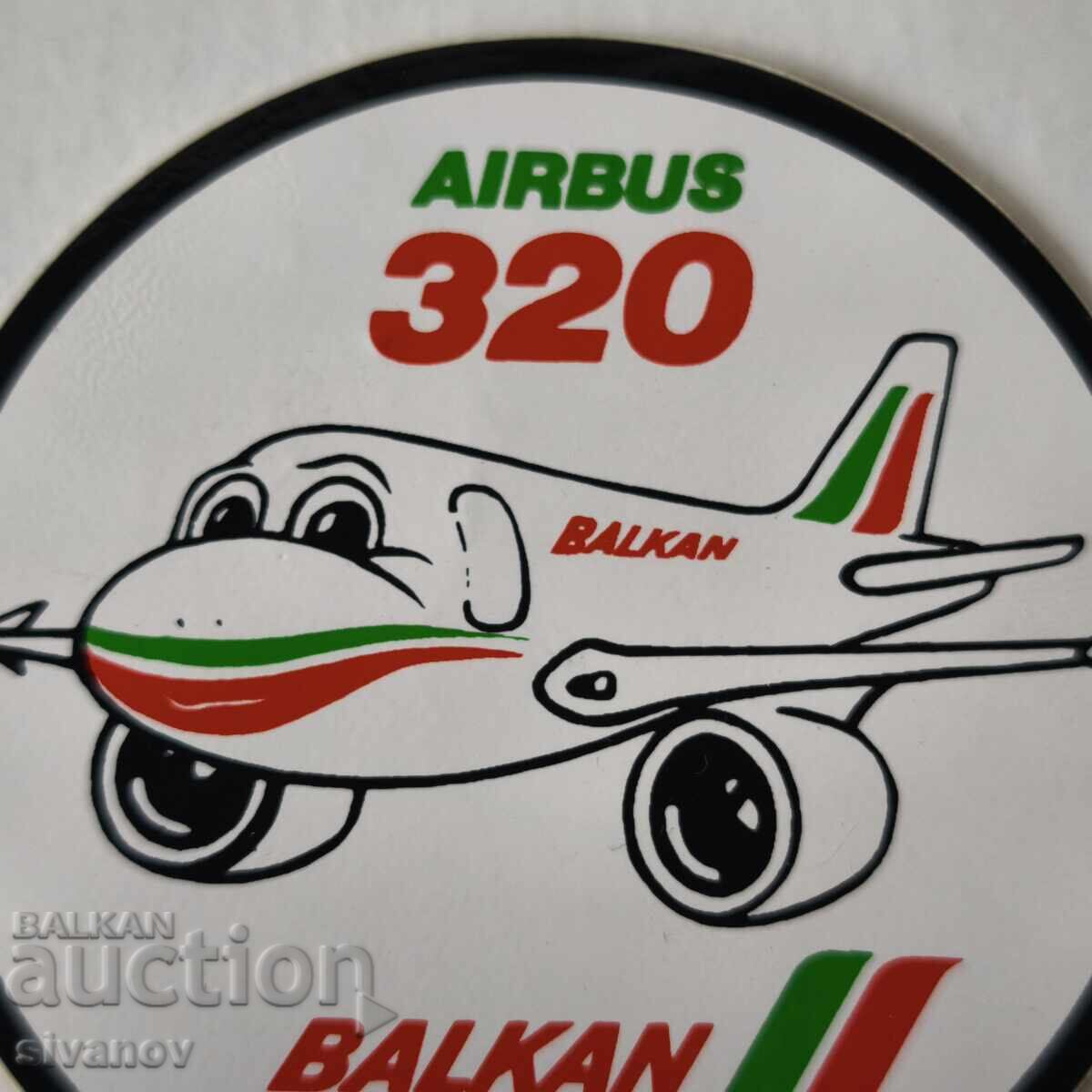 Delivery of BGA Sticker Balkan AIRBUS 320 Balkan Bulgarian Airlines #6236