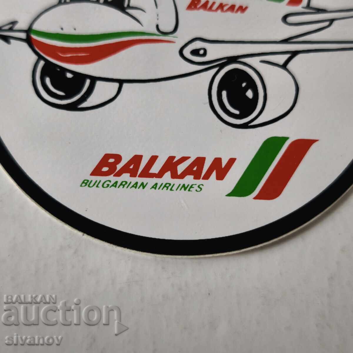 BGA Sticker Balkan AIRBUS 320 Balkan Bulgarian Airlines #6236 - 5