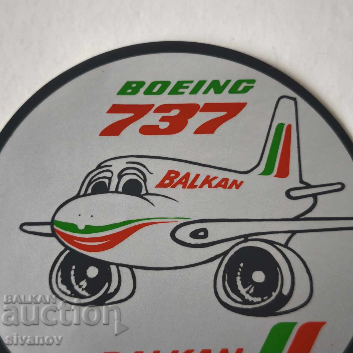 Delivery of BGA Sticker Balkan BOEING 737 Balkan Bulgarian Airlines #6237 Delivery of BGA Sticker Balkan BOEING 737 Balkan Bulgarian Airlines #6237