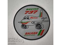 BGA Sticker Balkan BOEING 737 Balkan Bulgarian Airlines #6237