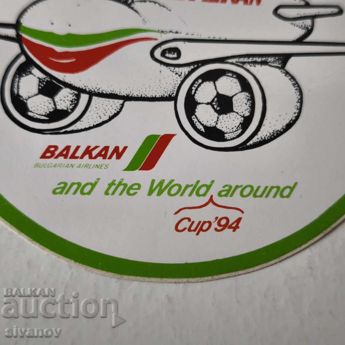 Αυτοκόλλητο BGA Balkan World Cup 1994 Balkan #6238 - 5