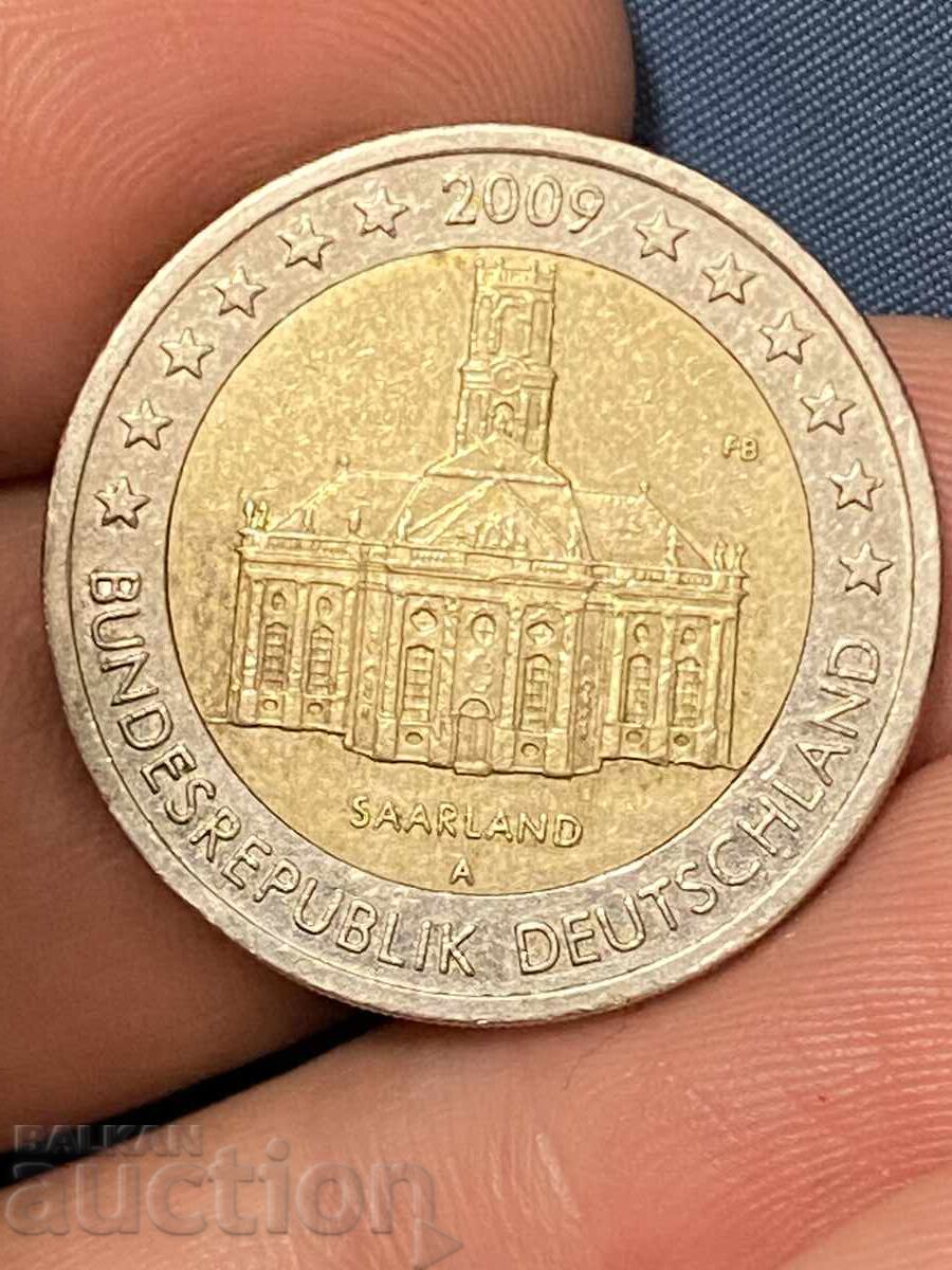 Germany 2 Euro 2009 A Saarland