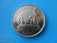 5 Rupees 2012 Mauritius