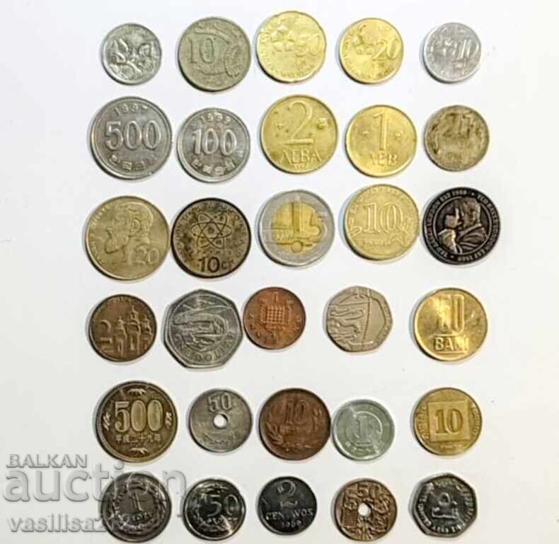 Lot of coins, 30 pieces