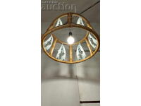 Abajur (Candelabru) din bambus cu 6 sticle