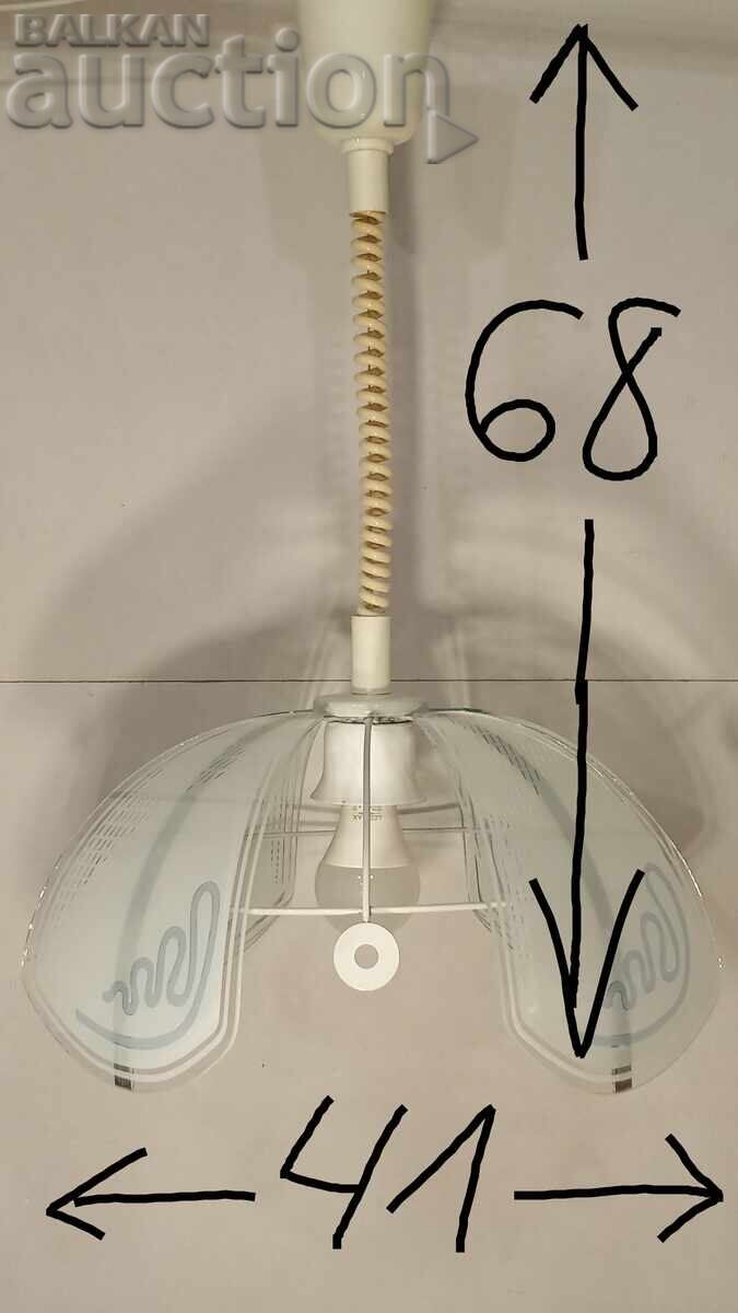 Auction  Metal Chandelier (Chandelier) with 4 Glasses