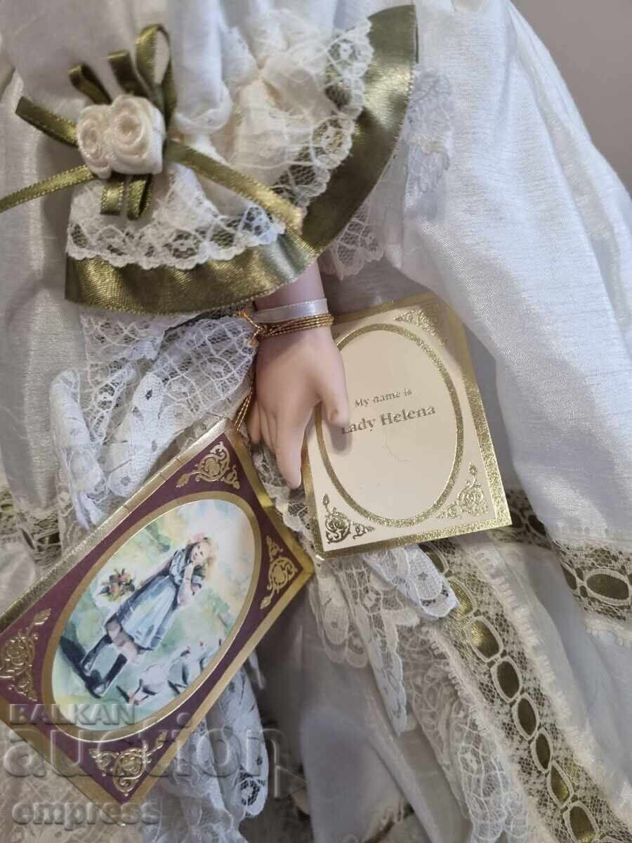 Πορσελάνινη κούκλα Alberon Lady Helena - 7