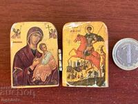 ICON DIPTYCH MINI WOODCARVING
