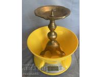 παλιό μπρούτζινο κηροπήγιο