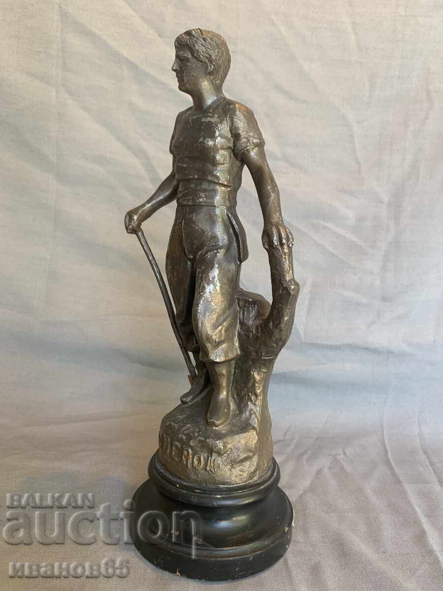 Μεταλλική φιγούρα ξυλοκόπου - 5