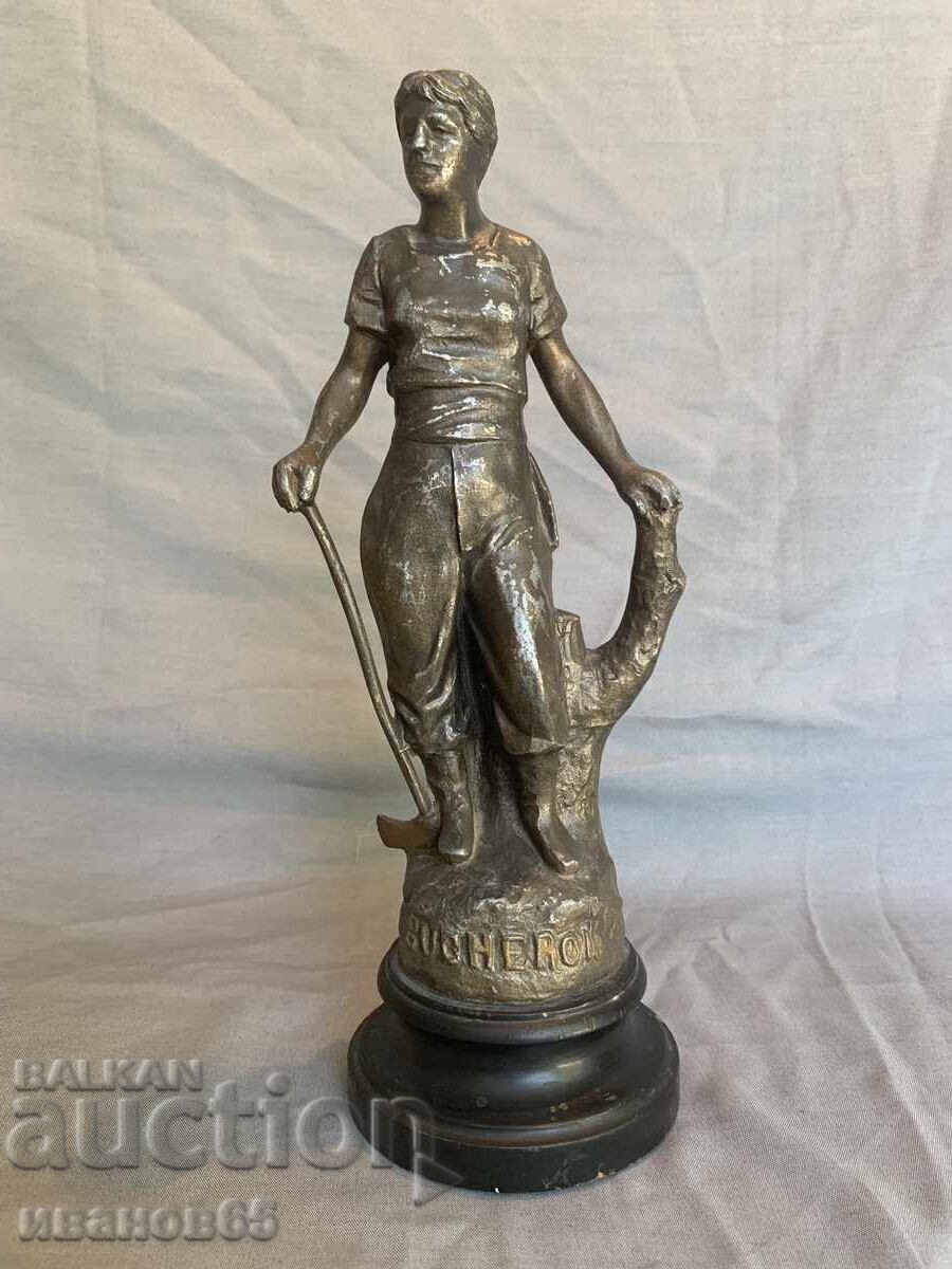 Μεταλλική φιγούρα ξυλοκόπου