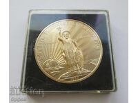 Σοβιετικό επιτραπέζιο μετάλλιο πλακέτα 1000g από τη βάπτιση της Ρωσίας