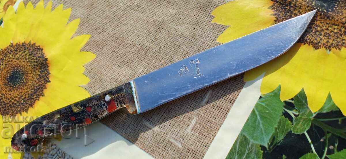 Cuțit de măcelar bulgăresc vechi - B.Z.C