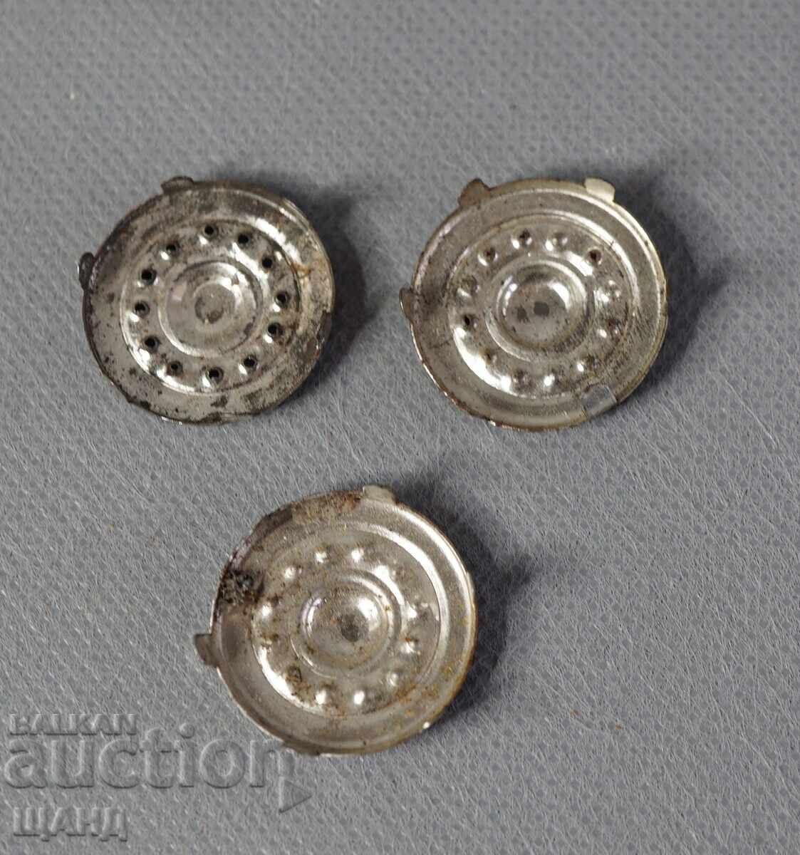 3 pcs. Hubcaps for FIAT 125 Old Plastic Toy Car with price € 5.25 | 10.27 BGN