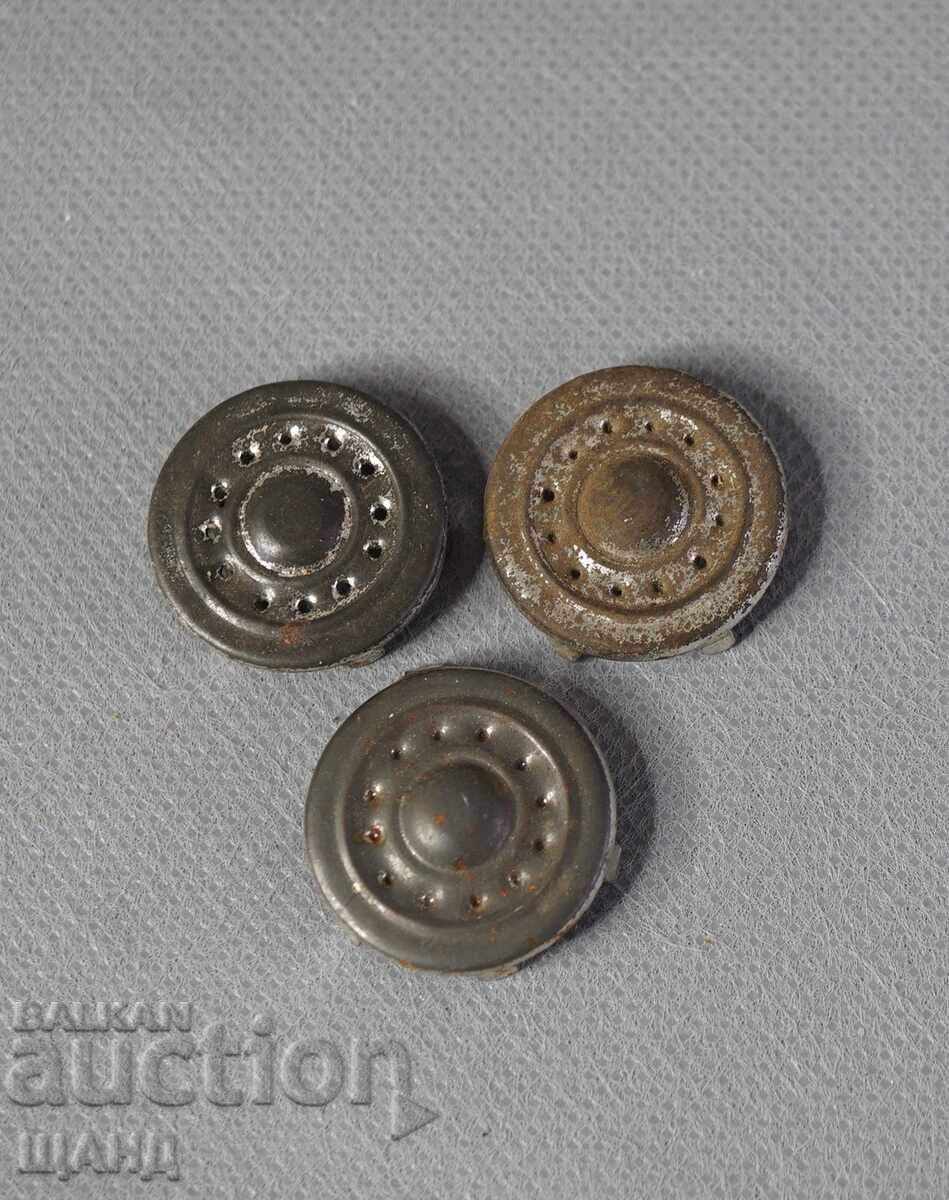 3 pcs. Hubcaps for FIAT 125 Old Plastic Toy Car