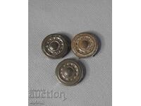 3 pcs. Hubcaps for FIAT 125 Old Plastic Toy Car