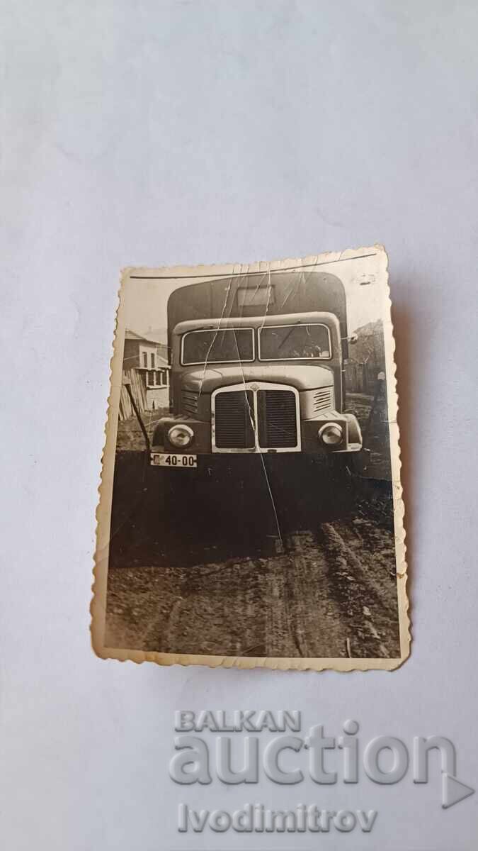 Снимка Ретро товарен автомобил IFA с рег. № Сф 4000 Снимка Ретро товарен автомобил IFA с рег. № Сф 4000