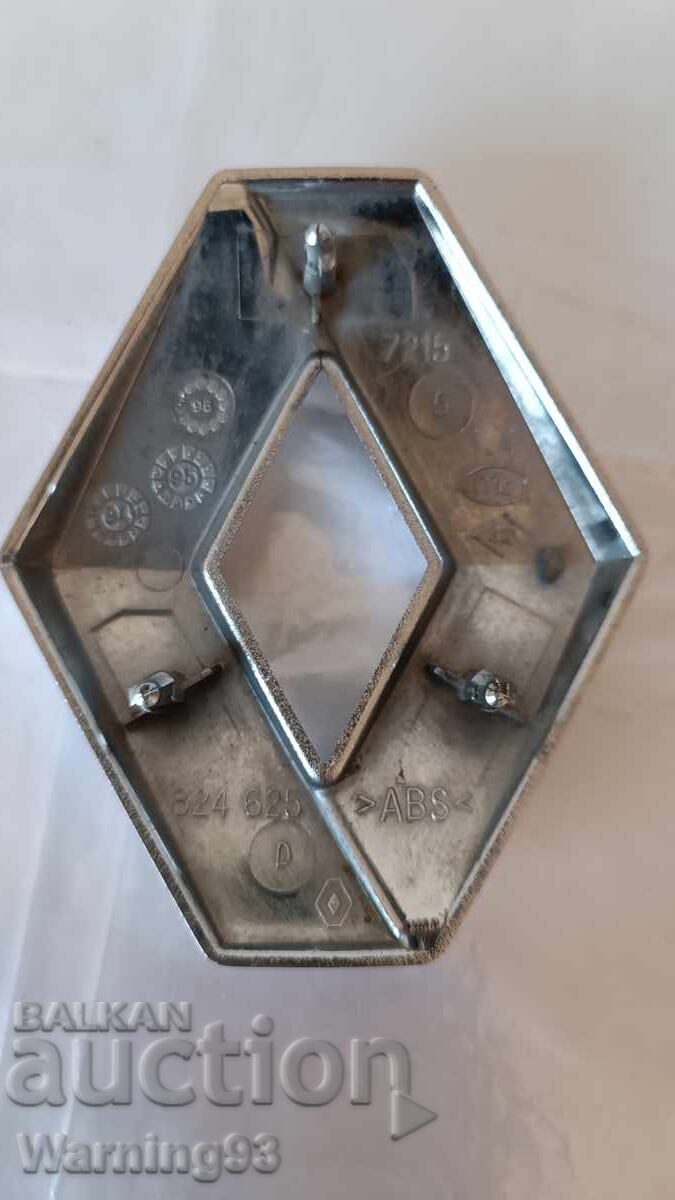 Аукцион Емблемa за Рено / Renault - 824 625 - оригинална