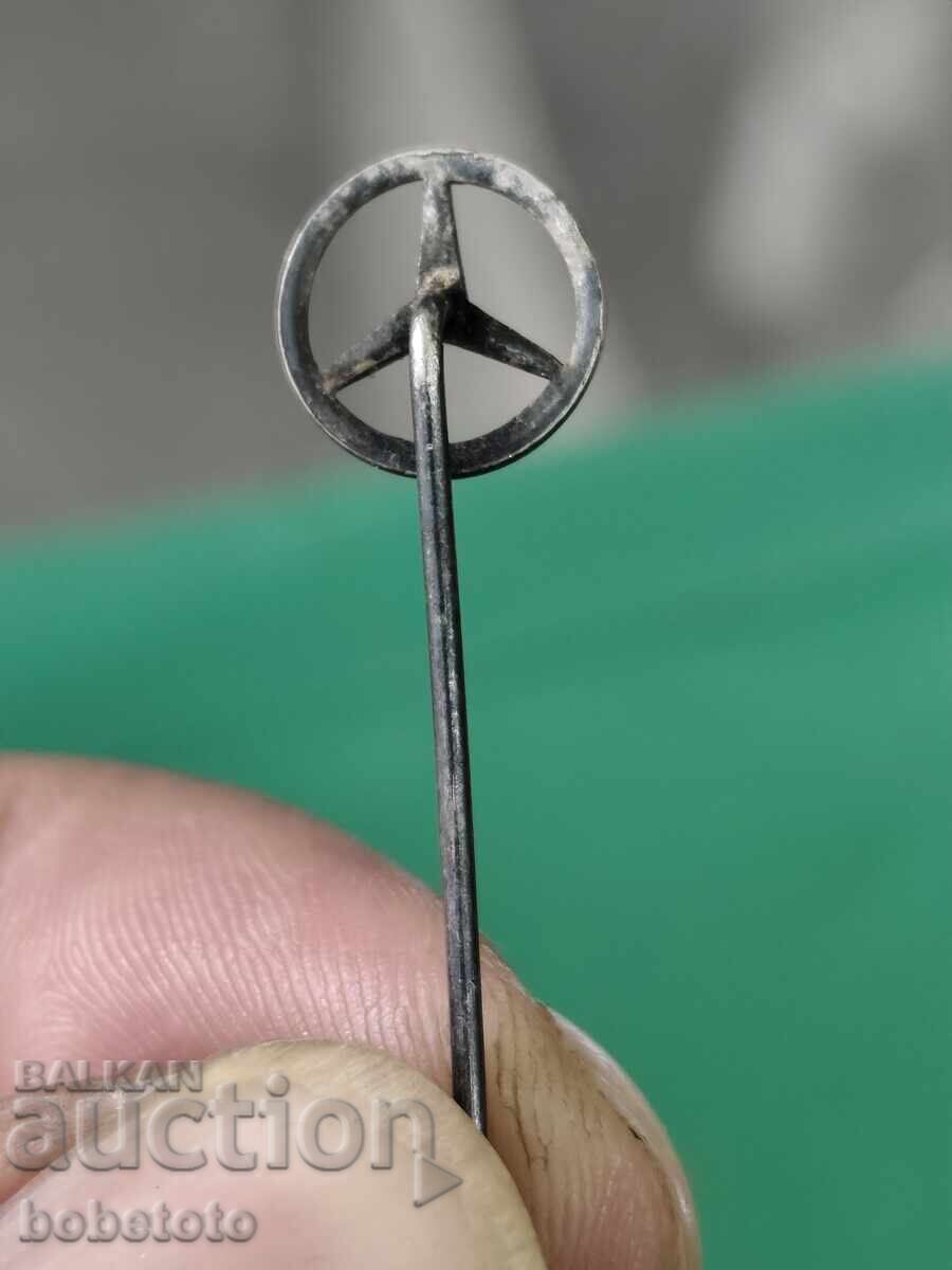 Δημοπρασία Παλαιό ασημένιο σήμα Mercedes Benz Δημοπρασία Παλαιό ασημένιο σήμα Mercedes Benz