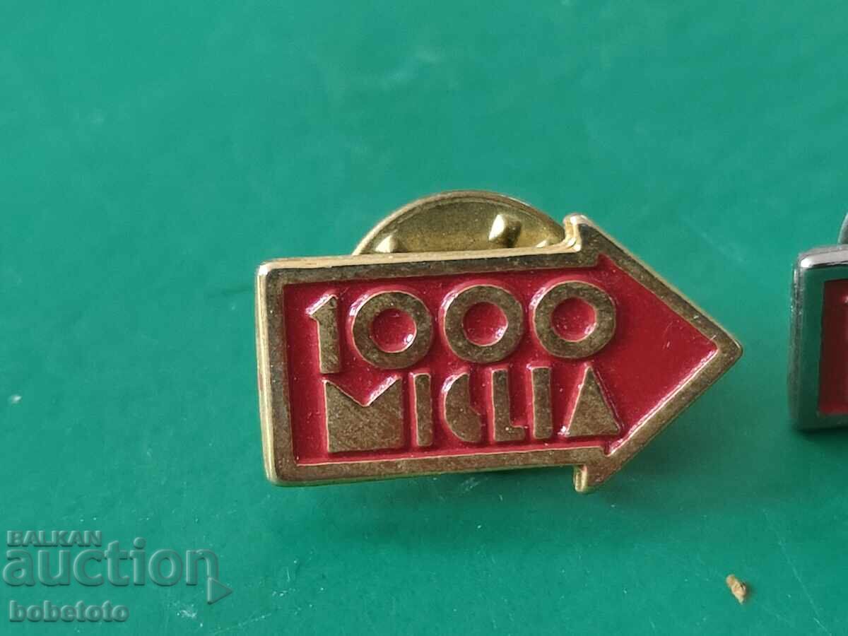 Embleme auto vechi 1000 Miglia cu preț € 25.00 | 48.90 BGN Embleme auto vechi 1000 Miglia cu preț € 25.00 | 48.90 BGN