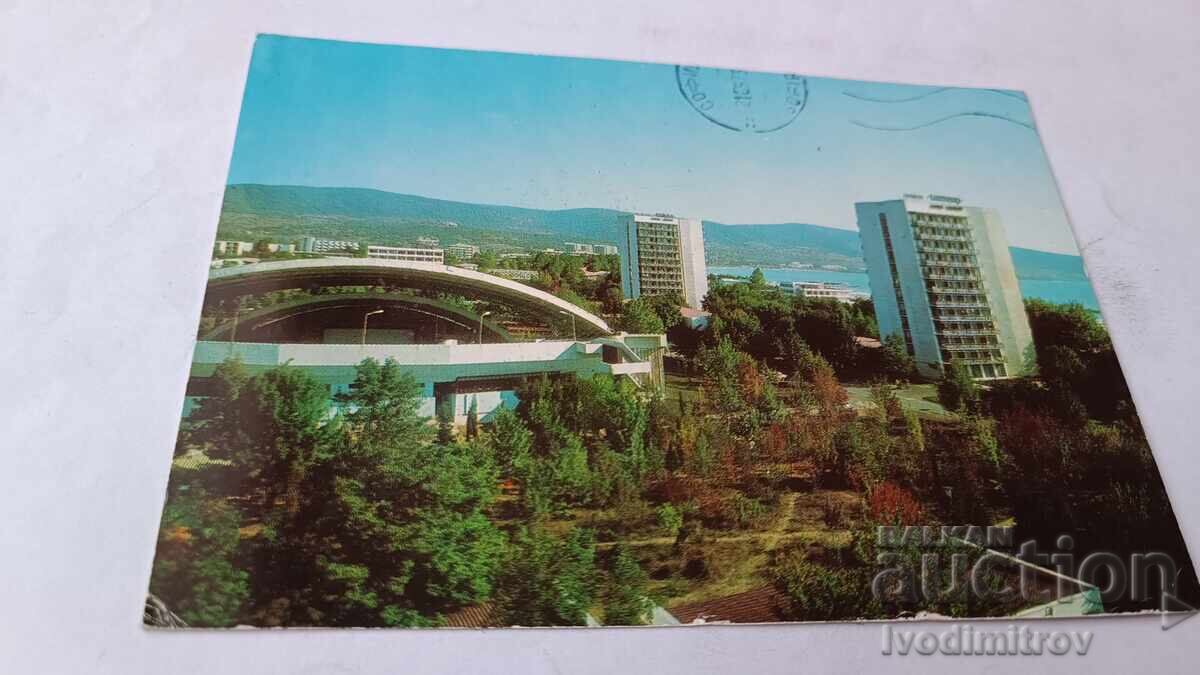 Cartolină Poștală Sunny Beach Vedere 1973