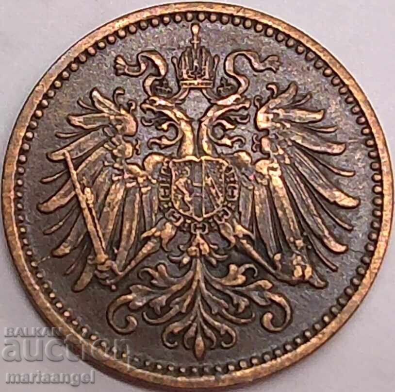 1 хелер 1895 Австрия Унгария - рядка - 7