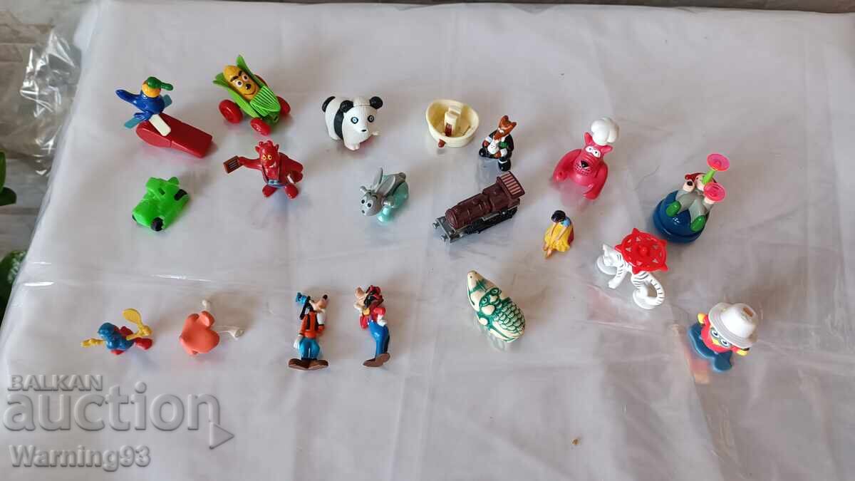 Лот играчки от яйца - Киндер / Kinder с цена € 10.00 | 19.56 лв.