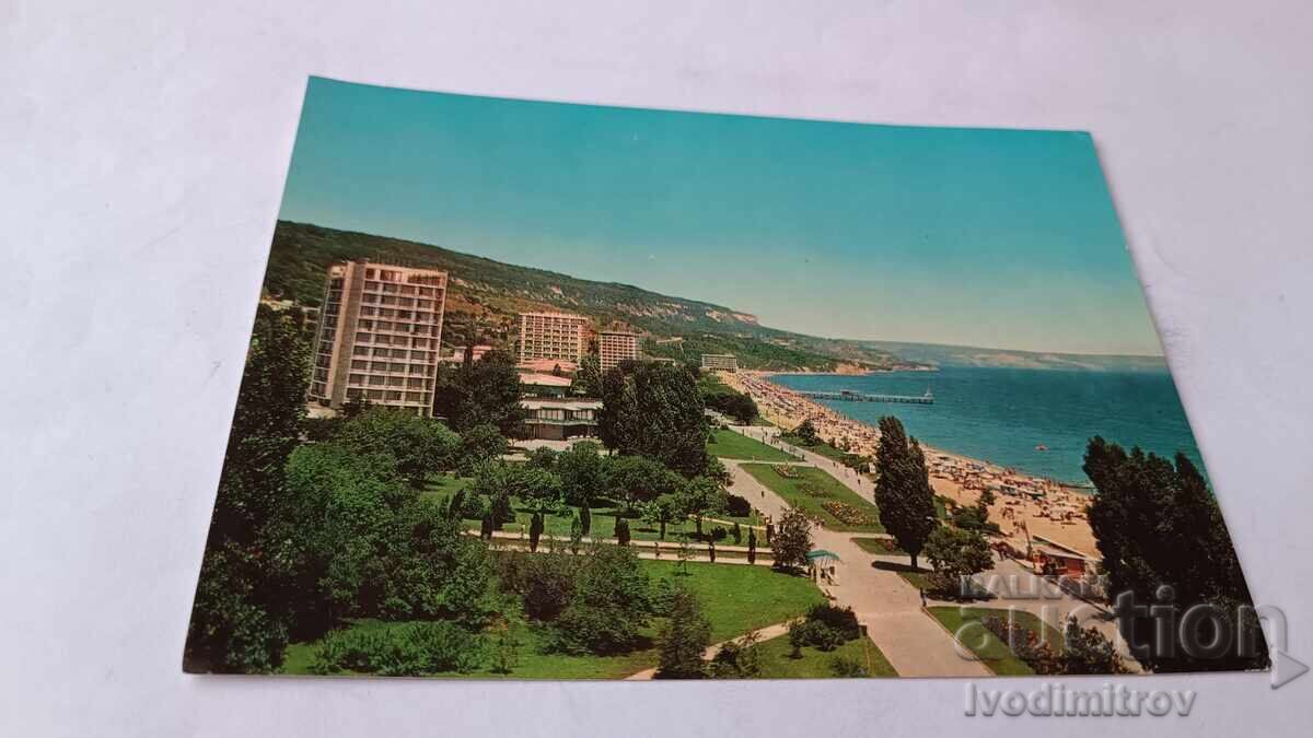 Carte poștală Nisipurile de Aur 1968