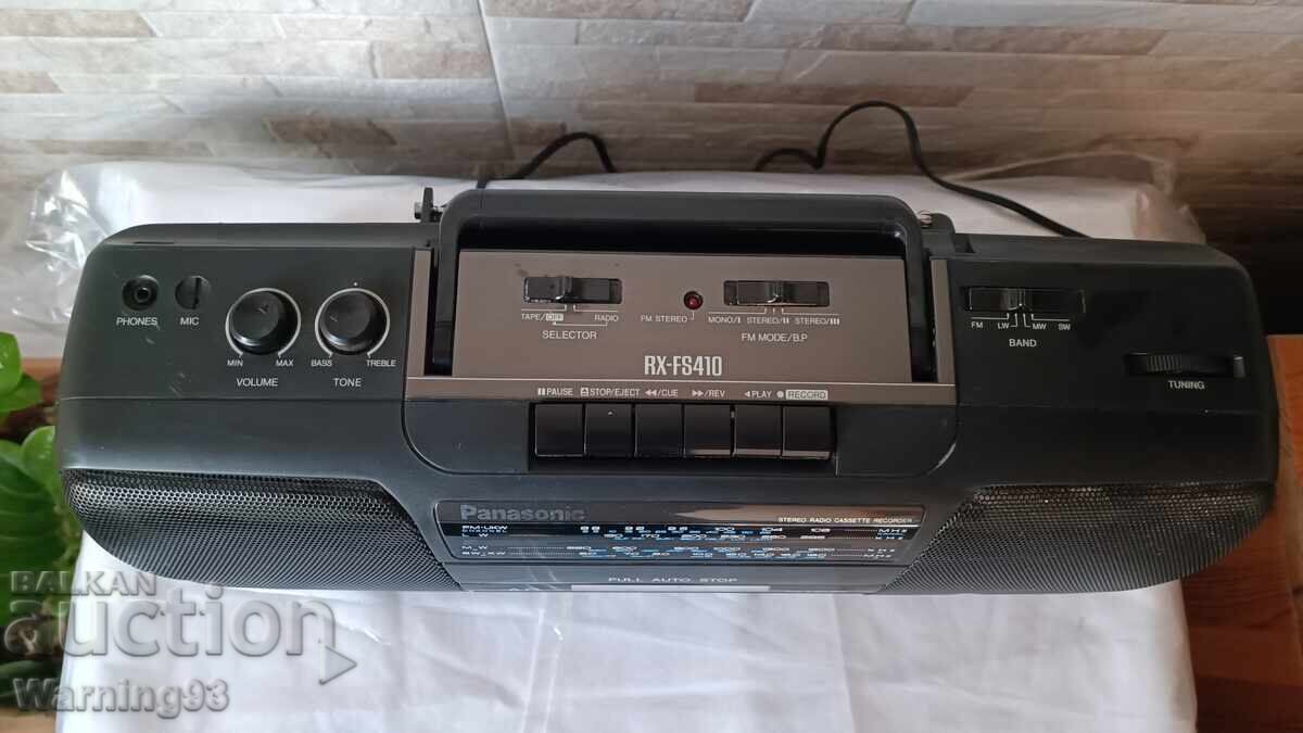 Licitație Radio - casetofon - Panasonic RX-FS410 - 1980" god Licitație Radio - casetofon - Panasonic RX-FS410 - 1980" god