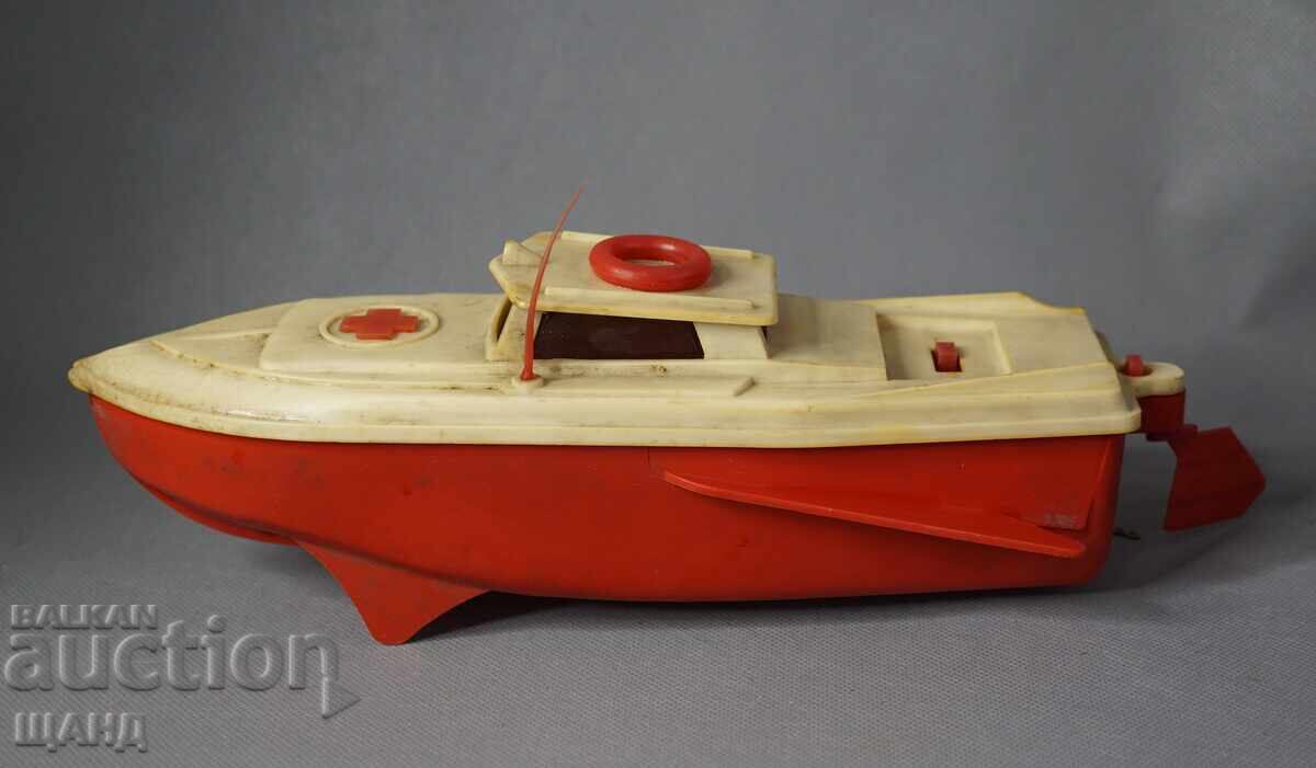 Old German Plastic Toy Model Boat Red Cross with price € 10.40 | 20.34 BGN