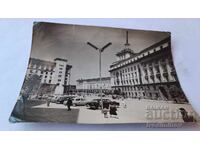 Postcard Sofia Center 1960