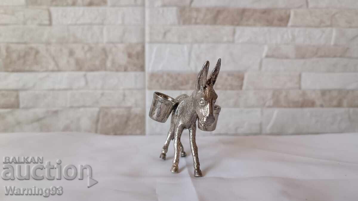 Veche călimară în forma unui măgar - 5