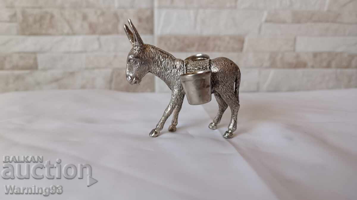 Veche călimară în forma unui măgar - 6