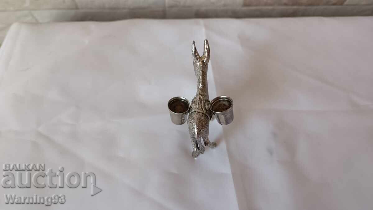 Veche călimară în forma unui măgar - 7