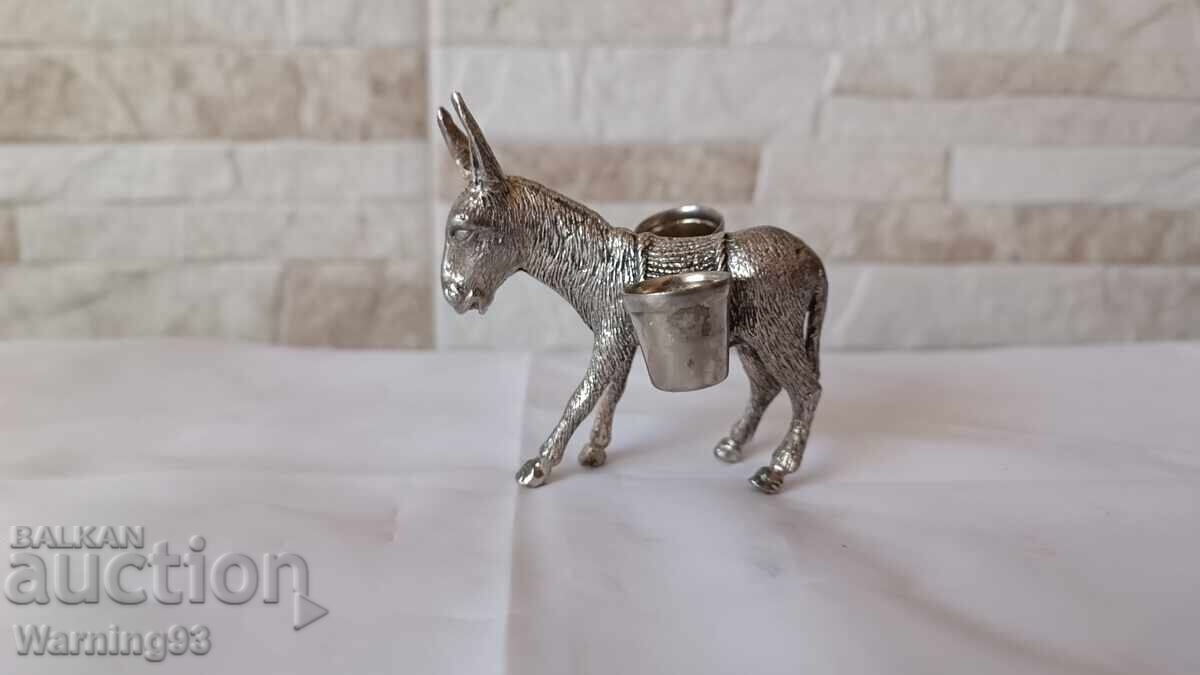 Veche călimară în forma unui măgar