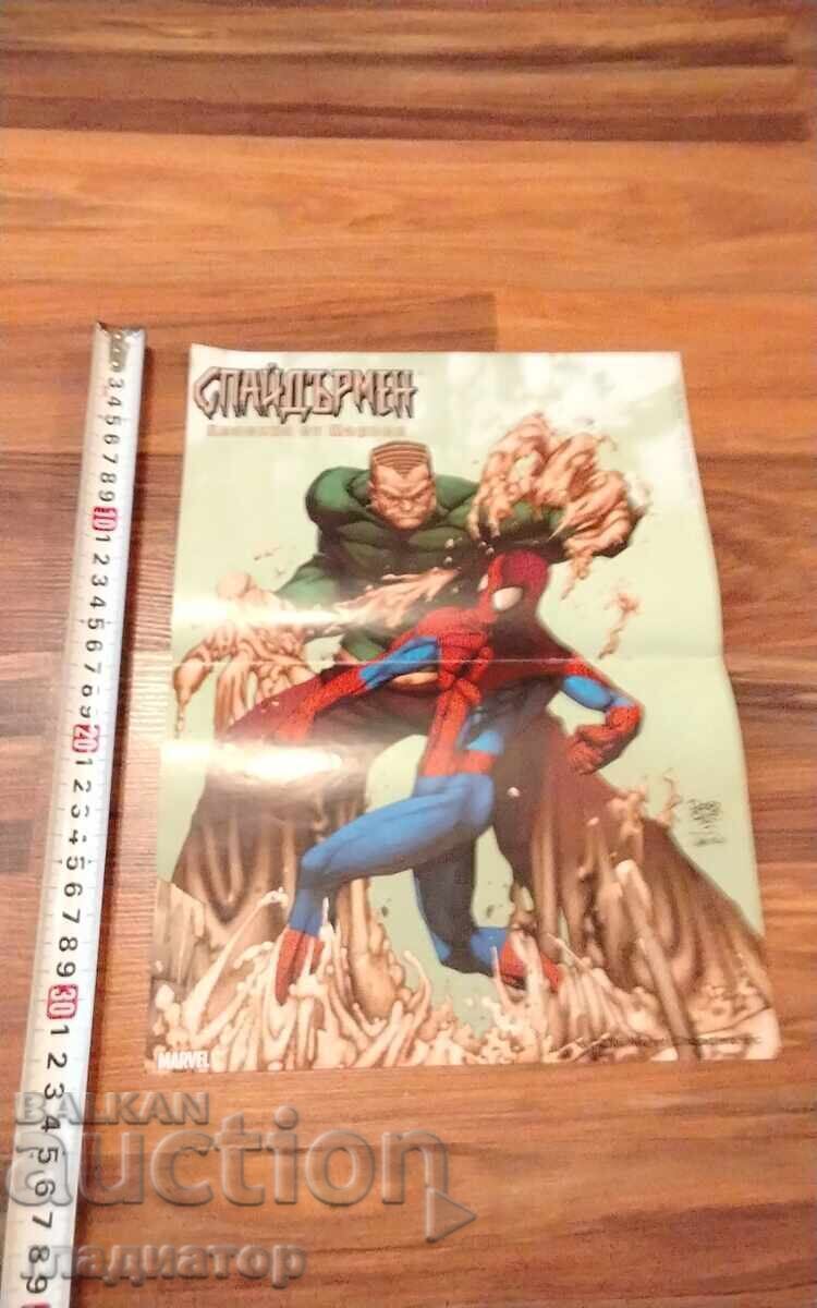 Small poster from the comic book movie Spider-Man Small poster from the comic book movie Spider-Man