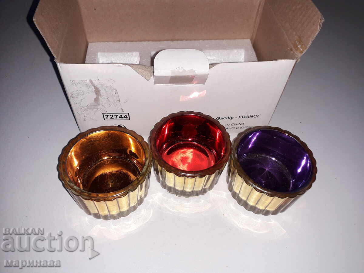 SET DE LUMÂNĂRI. STICLĂ