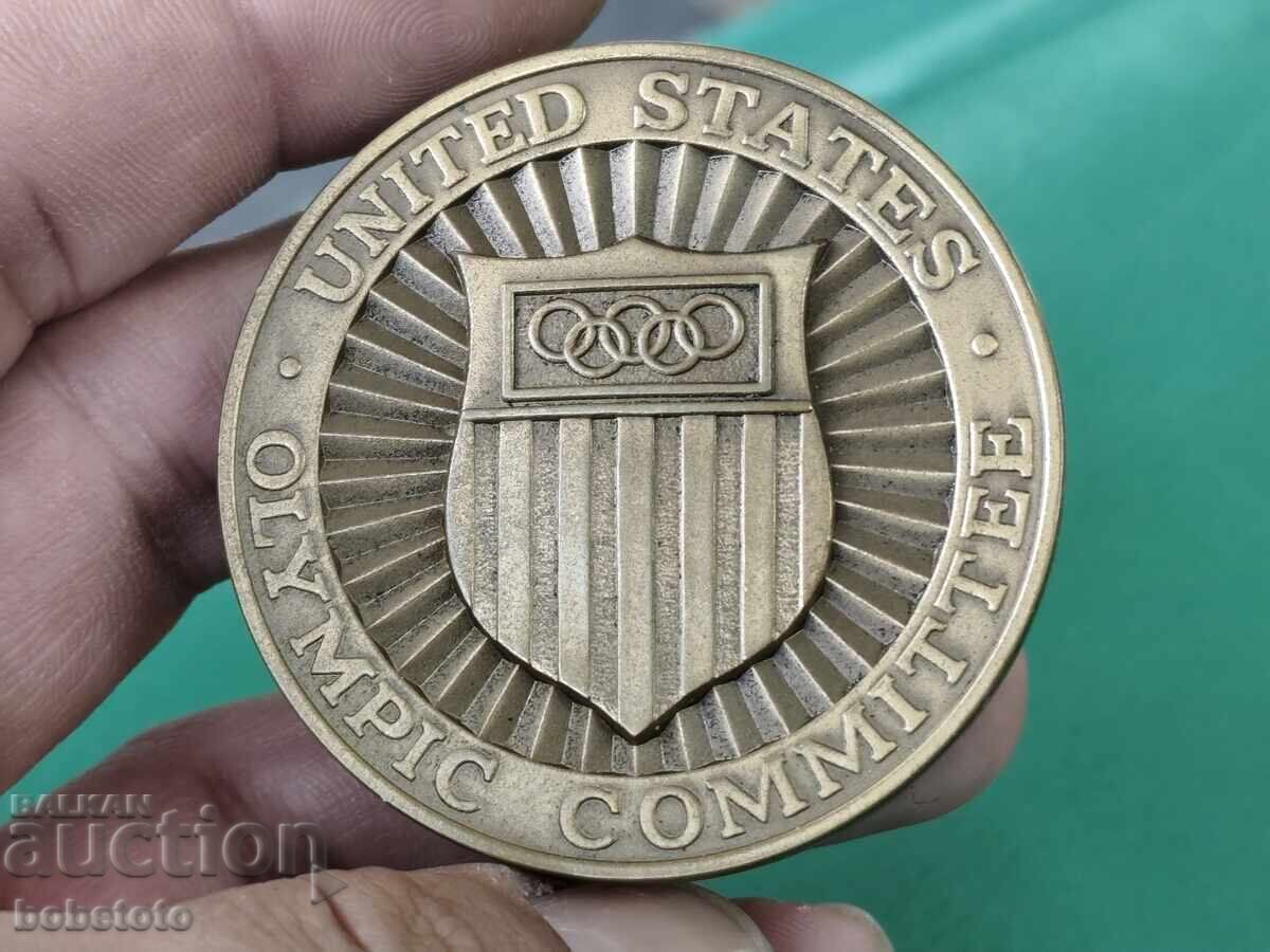 Plachetă jocuri olimpice usa