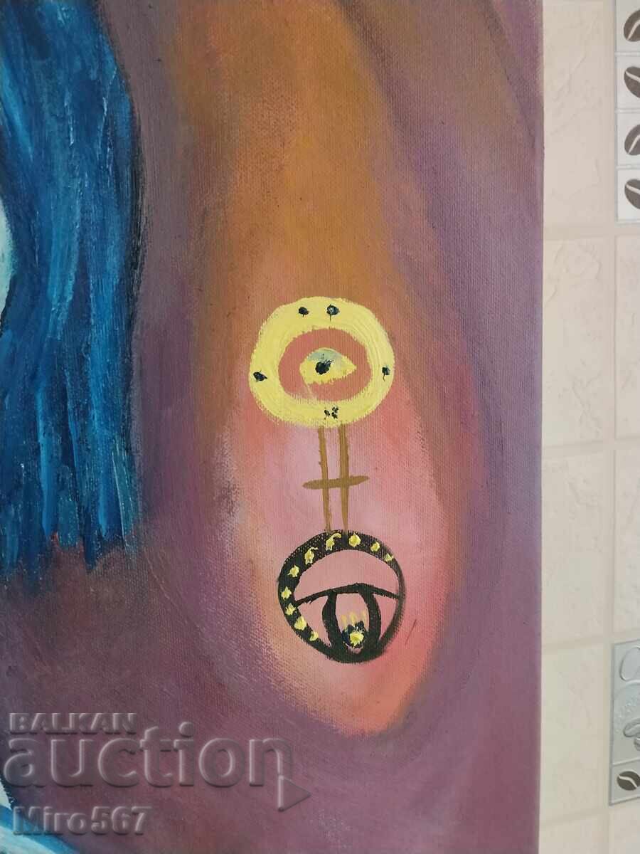 Αυθεντικός πίνακας παραστατικής ζωγραφικής του Μιροσλάβ Γερασίμοφ - 5