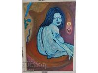 Αυθεντικός πίνακας παραστατικής ζωγραφικής του Μιροσλάβ Γερασίμοφ