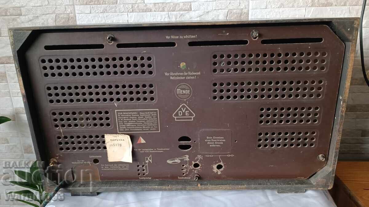 Old tube radio - Mende MS225W - 1938 - Made in Germany - 6 Old tube radio - Mende MS225W - 1938 - Made in Germany - 6