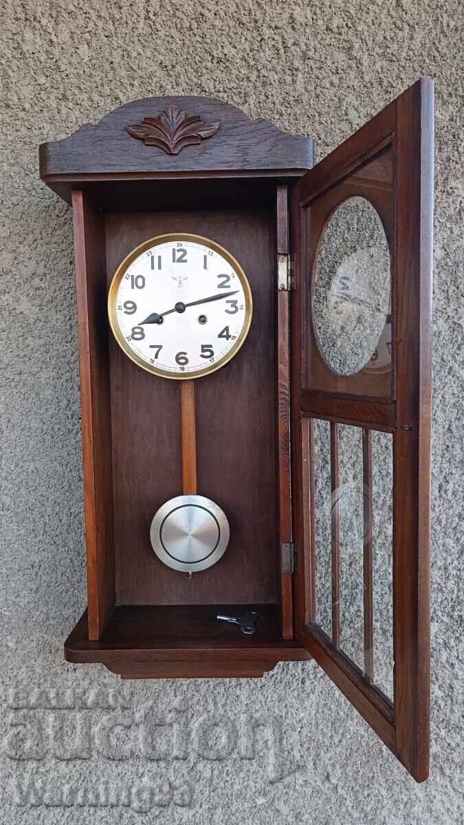 Стенен часовник - F.M.S Mauthe - Germany - Антика - 1930"г. с цена € 110.00 | 215.14 лв.